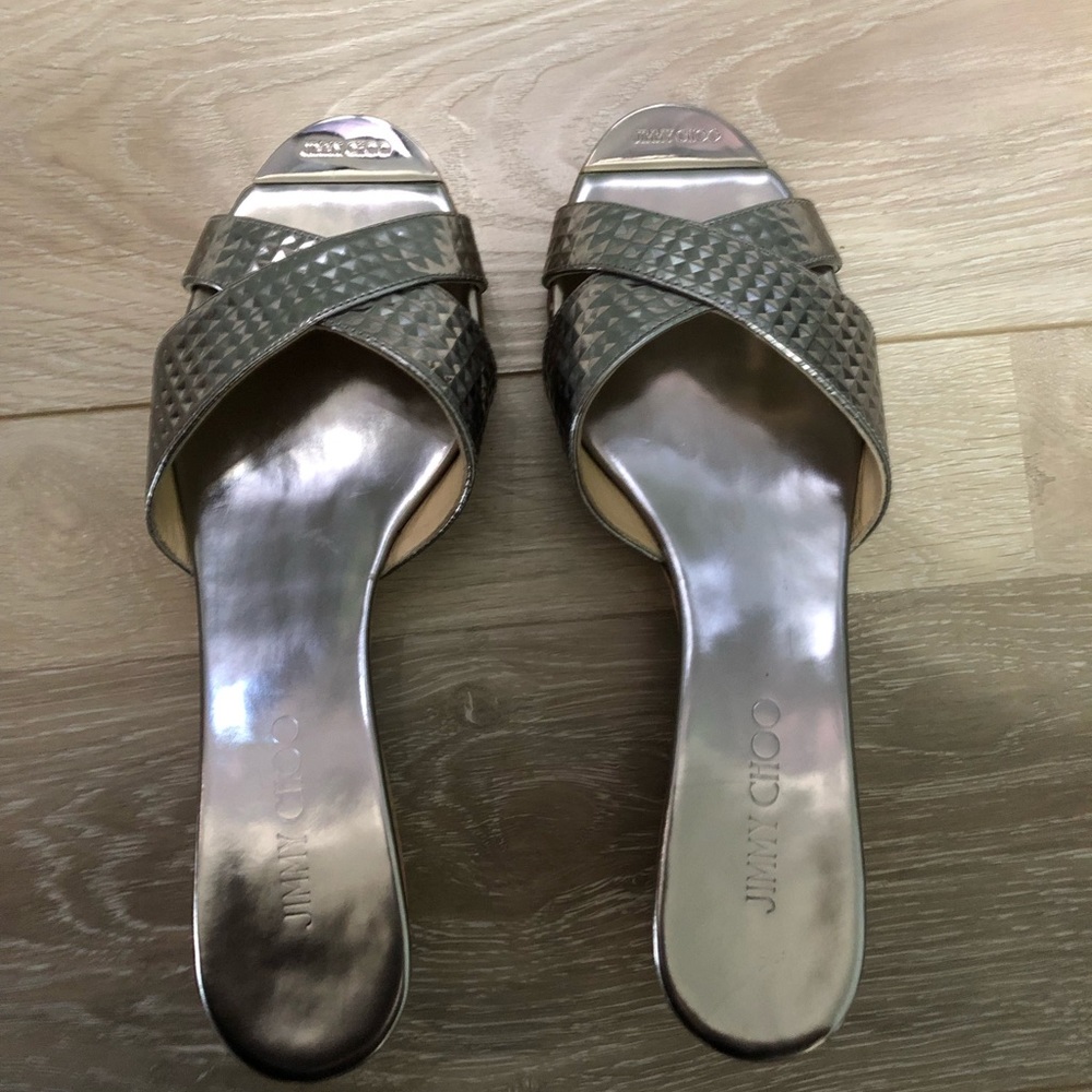 Silver Jimmy Choo’s